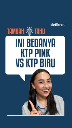 Tambah Tahu: Ini Bedanya KTP Pink Vs KTP Biru