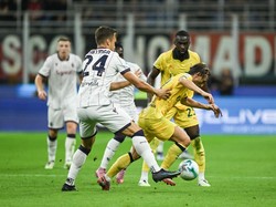 Modric genap berusia 40 tahun di laga itu, usai berulang tahun pada 9 September lalu. Ia masih tampil prima di usia kepala empat. (Foto: Tiziano Ballabio/NurPhoto via Getty Images)
