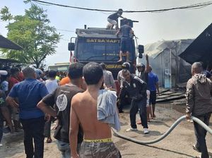 5 Kios di Sikka Kebakaran, Kerugian Capai Rp 2,104 Miliar