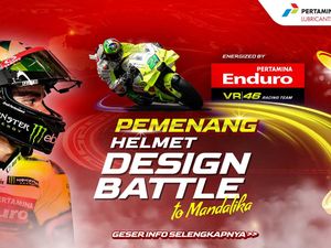 Daftar Pemenang Pertamina Enduro Helmet Design Battle to Mandalika