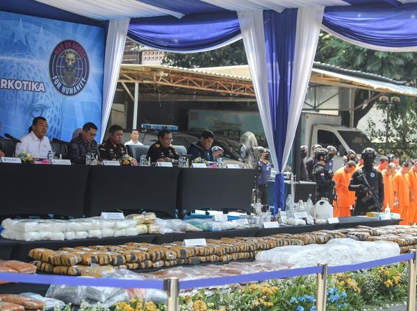 Perang Lawan Narkoba, 53 Tersangka dan Ratusan Kilogram Barbuk Diamankan