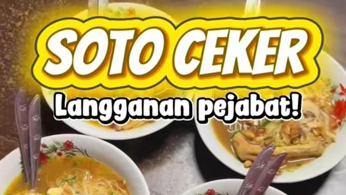 Video: Soto Ayam Ceker Legendaris di Gandaria Langganan Pejabat