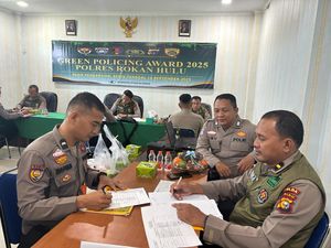 Polres Rohul Sodorkan 12 Bhabin Kandidat Green Policing Awards