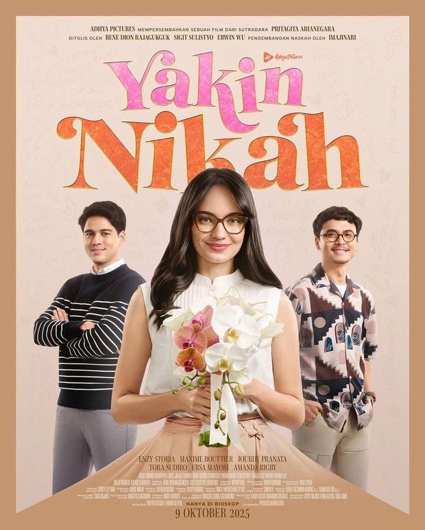 Film bioskop terbaru Yakin Nikah (2025)/Foto: Adhya Pictures