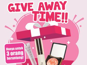 Giveaway Produk Makeup Total Lebih dari Rp 800 Ribu, Ada Gratis Produk High-End! Giveaway Produk Makeup Total Lebih dari Rp 800 Ribu, Ada Gratis Produk High-End!