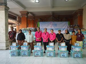 Ketum Bhayangkari Salurkan Bantuan ke Warga Korban Banjir di Bali Ketum Bhayangkari Salurkan Bantuan ke Warga Korban Banjir di Bali
