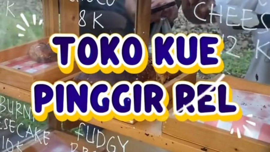 Video Viral Cheesecake Rp 10 Ribu di Pinggir Rel Bintaro