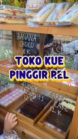 Video Viral Cheesecake Rp 10 Ribu di Pinggir Rel Bintaro