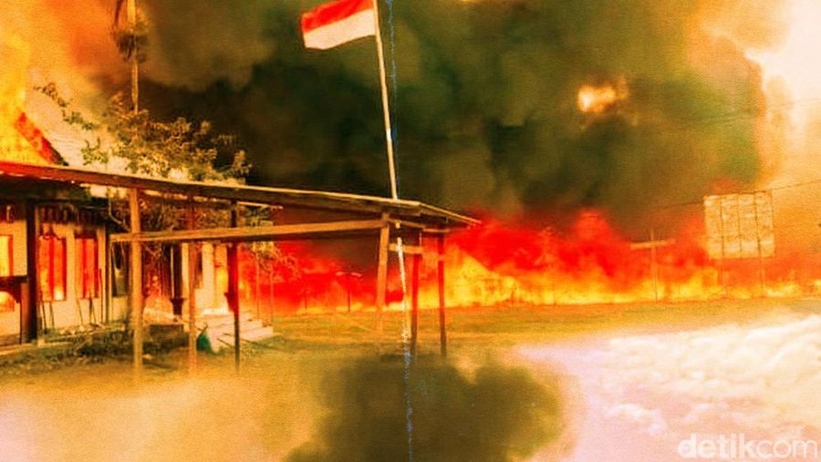Video: Kerusuhan di Yalimo Imbas Perselisihan Siswa, Sekolah-Asrama Polisi Dibakar