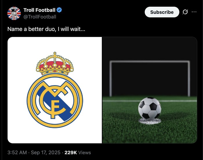 Meme Real Vardrid, Liga Champions Meme Real Vardrid di Liga Champions