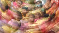 Meriah! Ribuan Siswa PAUD dan TK Unjuk Kebolehan Tarian Nusantara