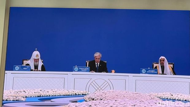 Presiden Kazakhstan Kassym-Jomart Tokayev (Yogi Ernes/detikcom)