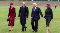 Foto: Diplomasi Modis Kate Middleton & Melania Trump di Kunjungan Bersejarah