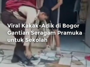 Video Viral Kakak-Adik di Boogor Gantian Seragam Pramuka untuk Sekolah Video Viral Kakak-Adik di Boogor Gantian Seragam Pramuka untuk Sekolah