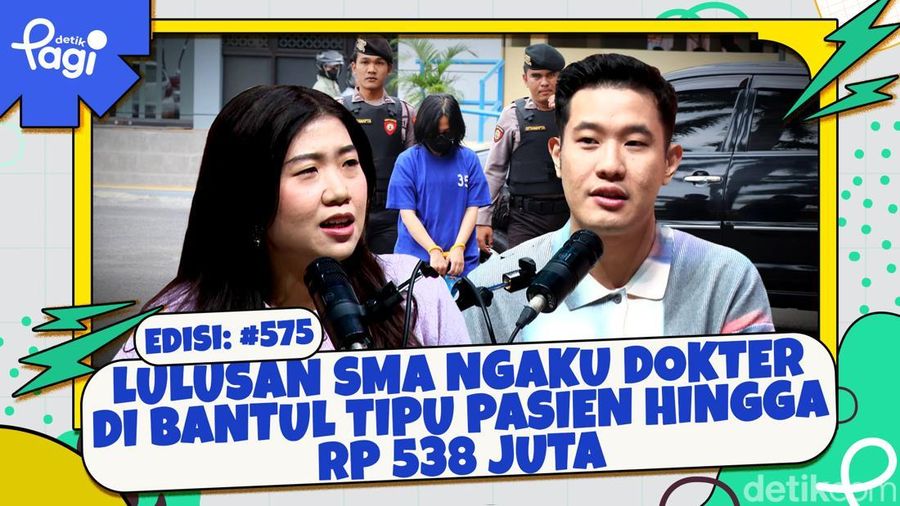 Video: Lulusan SMA Ngaku Dokter di Bantul Tipu Pasien hingga Rp 538 Juta