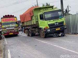 Hendak Jual Emas, Pemotor Tewas Terlindas Truk Hendak Jual Emas, Pemotor Tewas Terlindas Truk