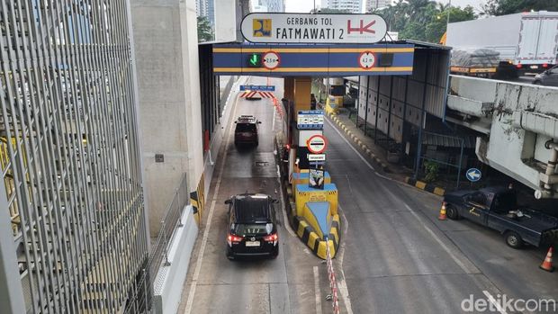 Situasi Jalan TB Simatupang, Jaksel, Jumat (19/9/2025).