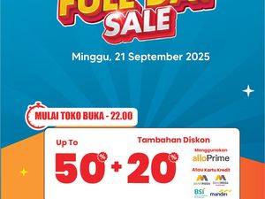 Serbu Transmart Full Day Sale Hari Ini! Aneka Produk Diskon Melimpah 50% + 20%