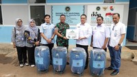 Wamen LH Beri Komposter ke Dapur MBG Halim untuk Olah Sampah Organik