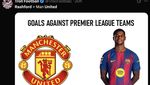 Meme MU Gigit Jari Lihat Rashford Gacor di Barcelona