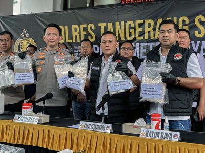 Polres Tangsel Bongkar Pabrik Rumahan Tembakau Sintetis, 9 Tersangka Diamankan