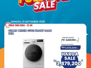 Mesin Cuci Front Load Ada Diskon di Transmart Full Day Sale!