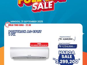 Adem Pakai AC Split 1 PK, Ada Diskon di Transmart Full Day Sale