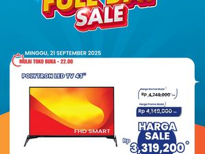 Hore! Smart LED TV 43 FHD Ada Diskon di Transmart Full Day Sale