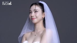 7 Gaya Karina aespa Bergaun Pengantin, Visualnya Unreal Tak Bisa Disaingi AI