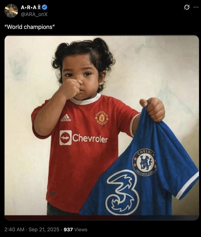 Meme Chelsea Kalah Beruntun