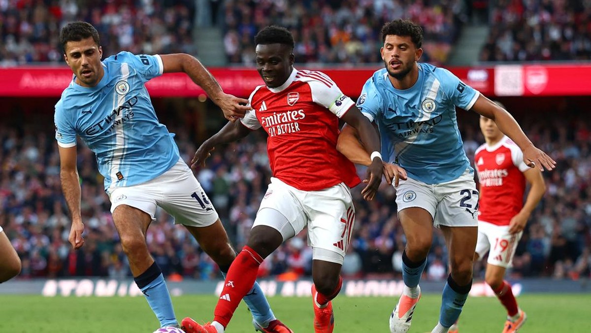 Arsenal vs Manchester City. (Foto: Action Images via Reuters/Matthew Childs)