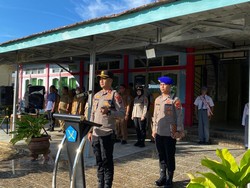 Polisi Datangi Sekolah di Bangka Barat, Ajak Jauhi Geng Motor-Narkotika