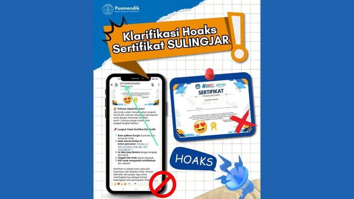 Waspada! Jangan Sampai Tertipu Link Download Sertifikat Sulingjar Abal-abal