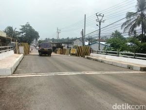 Jembatan Zaman Belanda Akses Pandeglang-Mengger Selesai Direnovasi