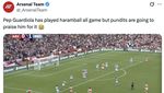 Meme Pep Guardiola Pakai Taktik Haramball Lawan Arsenal