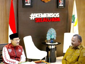 Mensos Temui Wagub Papua Pegunungan, Bahas Penanganan Konflik di Yalimo Mensos Temui Wagub Papua Pegunungan, Bahas Penanganan Konflik di Yalimo