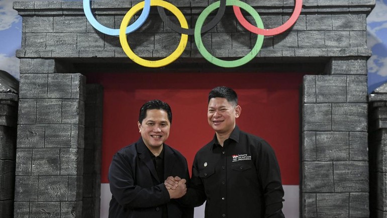 Pertemuan tersebut membahas langkah strategis jelang ajang multievent internasional, salah satunya SEA Games Thailand 2025. Dengan persiapan yang matang, Indonesia menargetkan tampil lebih baik dan mampu menjaga posisi di papan atas klasemen perolehan medali SEA Games. ANTARA FOTO/Hafidz Mubarak A