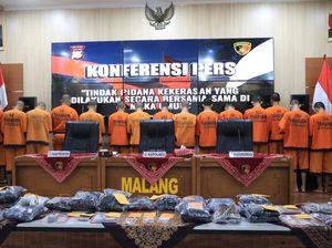 Perusakan Kantor Polisi di Malang, 21 Tersangka-6 Masih Anak Perusakan Kantor Polisi di Malang, 21 Tersangka-6 Masih Anak