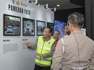 Potret Kapolri Hadiri Syukuran Hari Lalu Lintas Bhayangkara