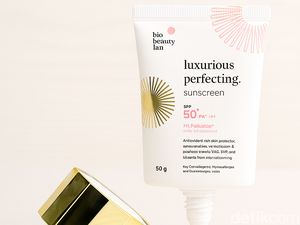 Bio Beauty Lab Luxurious Perfecting Sunscreen, Pelindung Kulit dari UV & Primer Makeup