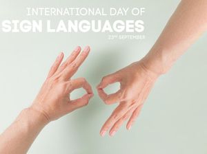 7 Fakta Hari Bahasa Isyarat Internasional 23 September yang Perlu Kamu Tahu 7 Fakta Hari Bahasa Isyarat Internasional 23 September yang Perlu Kamu Tahu