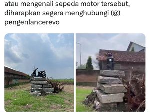 Viral Beat Nangkring Misterius di Tumpukan Beton Sleman, Ternyata... Viral Beat Nangkring Misterius di Tumpukan Beton Sleman, Ternyata...