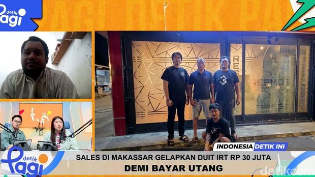Video: Sales di Makassar Gelapkan Duit IRT Rp 30 Juta demi Bayar Utang