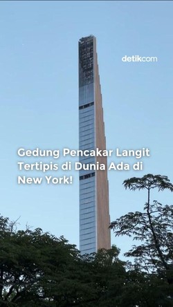 Video: Gedung Pencakar Langit Tertipis Dunia Ada di New York
