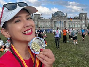 Ira Wibowo Gak Sangka Finish Berlin Marathon, Persiapan Cuma 4 Bulan Ira Wibowo Gak Sangka Finish Berlin Marathon, Persiapan Cuma 4 Bulan