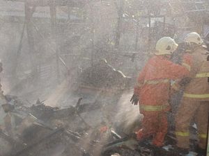 Rumah di Jemur Wonosari Ludes Terbakar gegara Elpiji Bocor