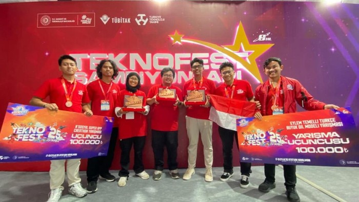 Keren! Mahasiswa Indonesia Bikin Bangga di Teknofest 2025 Turki