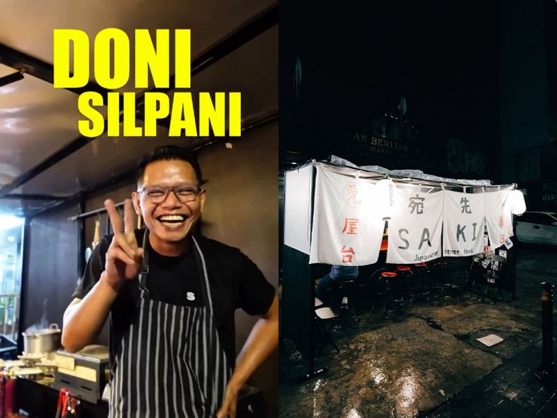 Mantan chef jualan ramen kaki lima