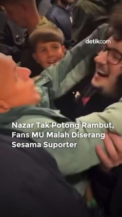 Video: Nazar Tak Potong Rambut, Fans MU Malah Diserang Suporter