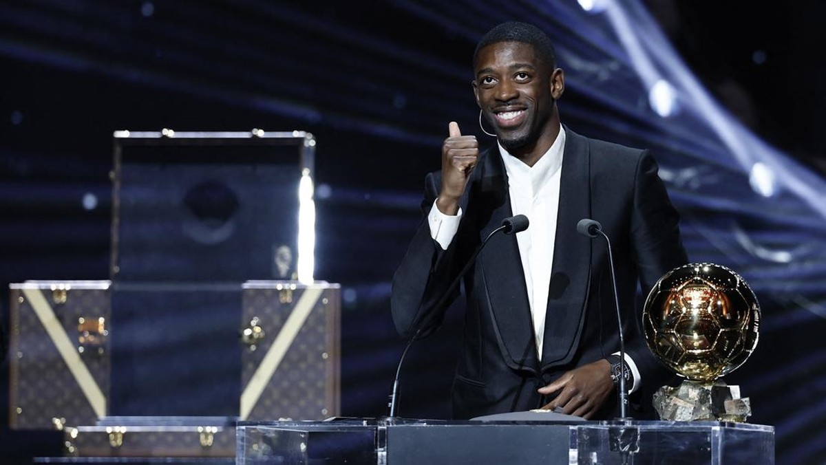 Ousmane Dembele meraih Ballon dOr 2025 (Foto: REUTERS/Benoit Tessier)